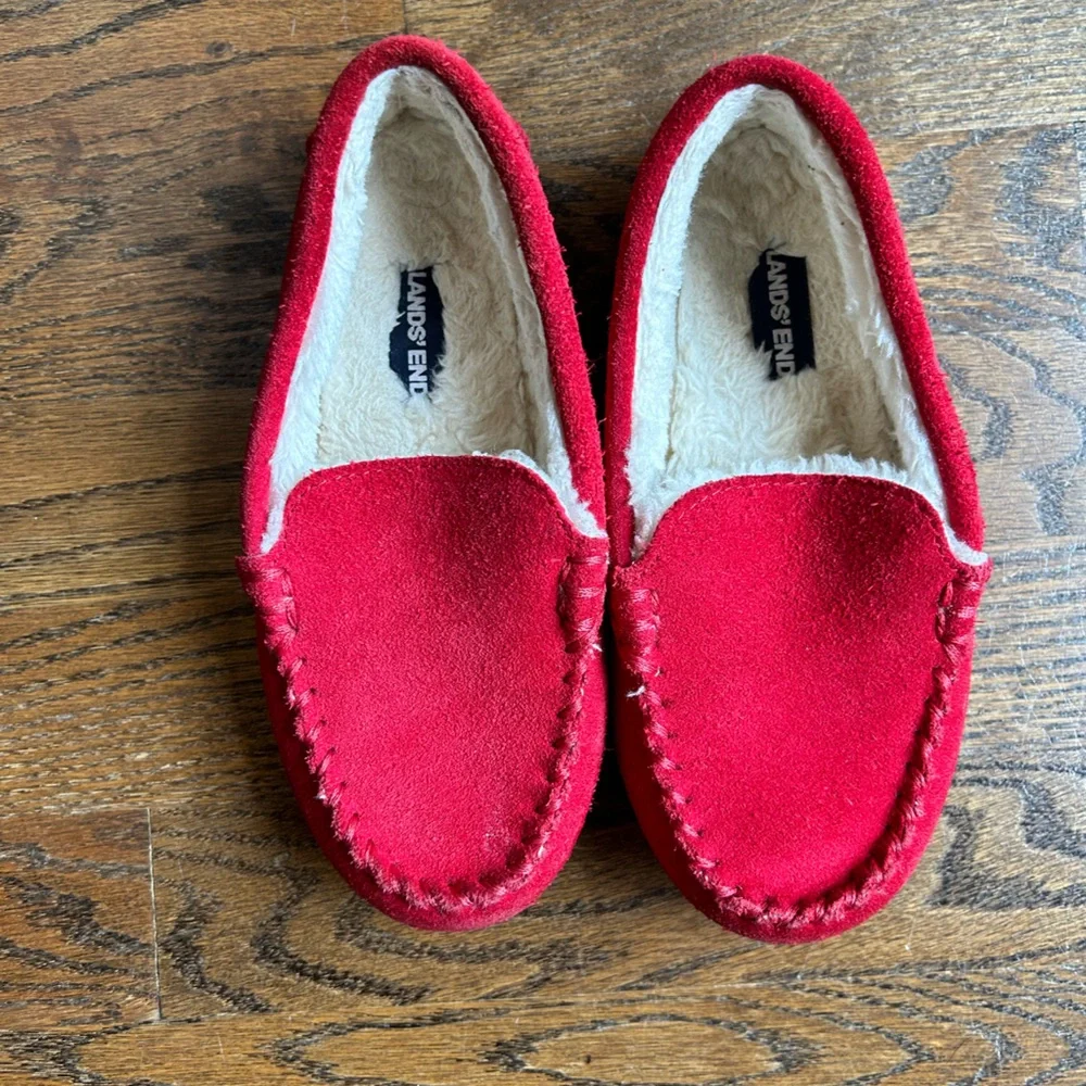 Kids lands end slippers size 1